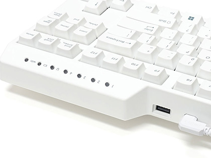 FILCOのBluetooth＋有線キーボード「Majestouch Convertible 3」に白色