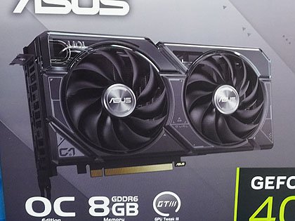 新世代のミドルレンジ「GeForce RTX 4060 Ti」が発売、メモリ8GB版は