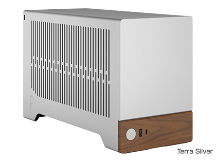 Fractal Designの省スペースPCケース「Terra」が発売、ウォルナットを