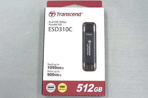 見た目“USBメモリ”なのに1GB/s超えで速い！ポータブルSSD「Transcend