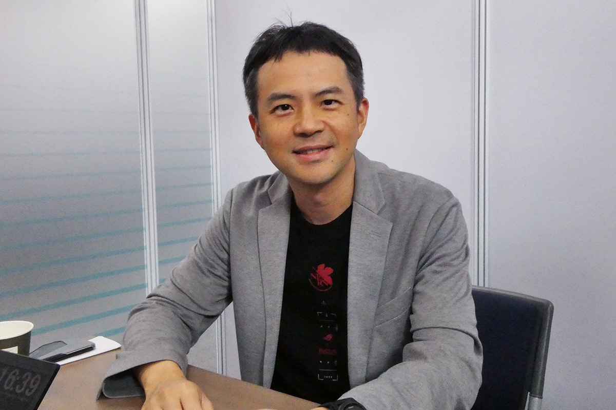 ASUSのKris Huang氏。