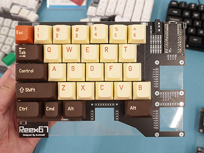 自作キーボード Reex67 拡張基板セット 完成品 モジューラー式キーボード自作キット「Reex67」が遊舎工房に入荷