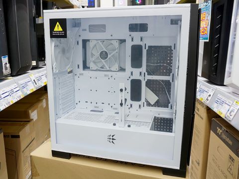 ホワイト ミドルタワーPCケース ガラスサイドパネル ホワイト ミドルタワーPCケース ガラスサイドパネル