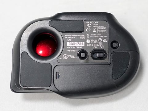 ELECOM - エレコム マウス　トラックボール 小型 ブラック M-MT2BRSBK 省スペース性は最高峰？小型のワイヤレストラックボール