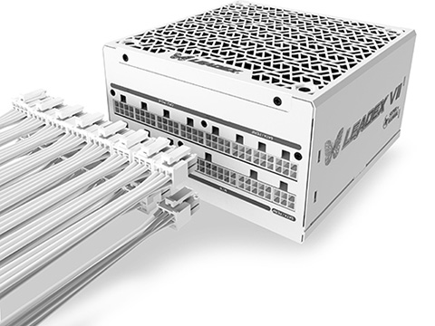 SUPER FLOWERのPCIe 5.0/ATX 3.0対応電源「LEADEX VII GOLD」に白色
