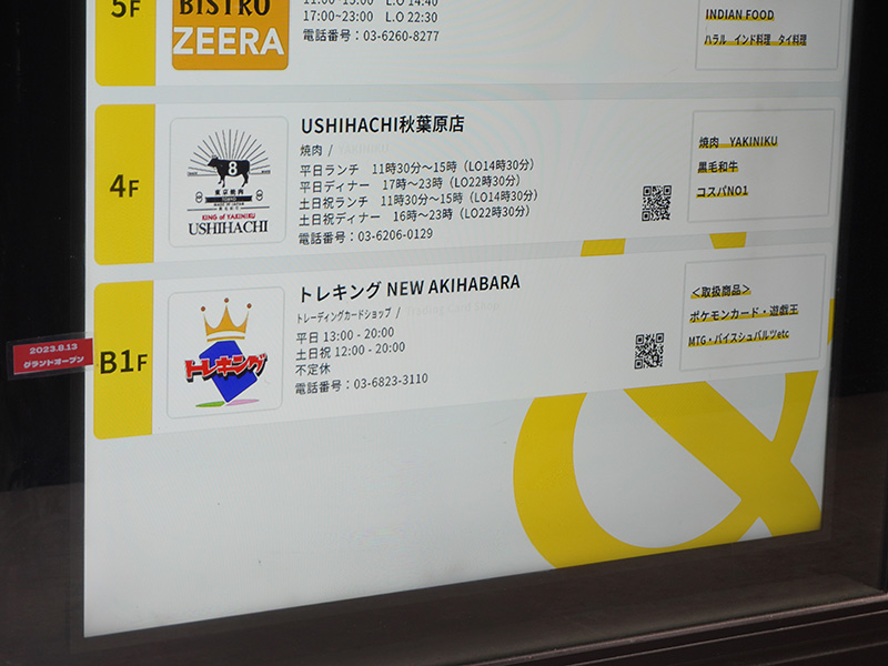 <a href="/shop/at/99ex.html">TSUKUMO eX.</a>隣のヒューリック アンニュー 秋葉原で営業している「トレキング」