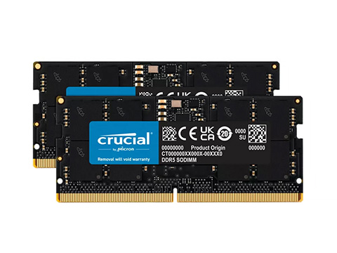 要コメント★DDR5-5600 24GB×2枚＝計48GBメモリー SODIMM 1枚で24GBや48GBのDDR5 SO-DIMMがCrucialから - AKIBA PC Hotline!