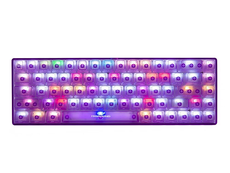 Higround Crystal Collection Basecamp 65 keyboard AMETHYST