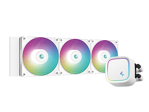 DeepCool LT520 WH 240mm簡易水冷CPUクーラー LT520 - DeepCool