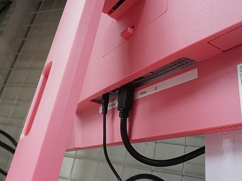 ピンクで統一された23.8インチゲーミングモニターがJAPANNEXTから