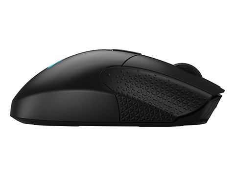 サイドに12個もボタンを搭載したゲーミングマウス「CORSAIR SCIMITAR 