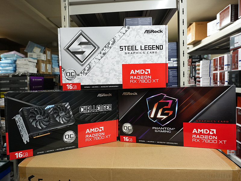 ASRockの「Radeon RX 7800 XT」