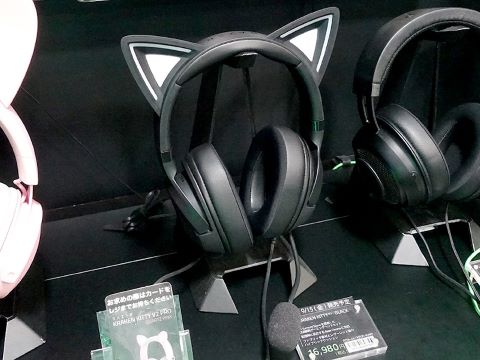 Razerのネコミミ付きヘッドセットに新モデル、好きなヘッド