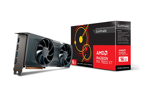 SAPPHIREのRadeon RX 7800 XTが2種類、白い3連ファンクーラー