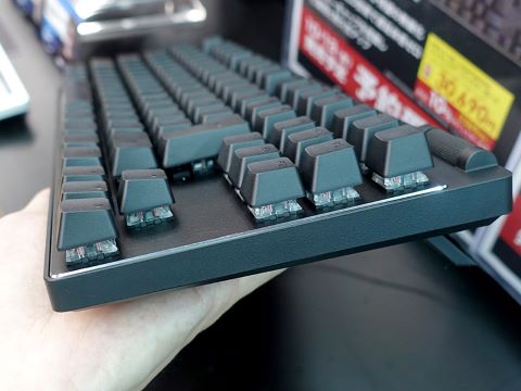 ロジクール Gのテンキーレス無線キーボード「PRO X TKL」の実機展示