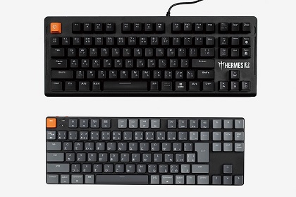 スタイリッシュで圧迫感もなし！マルチデバイス対応キーボード