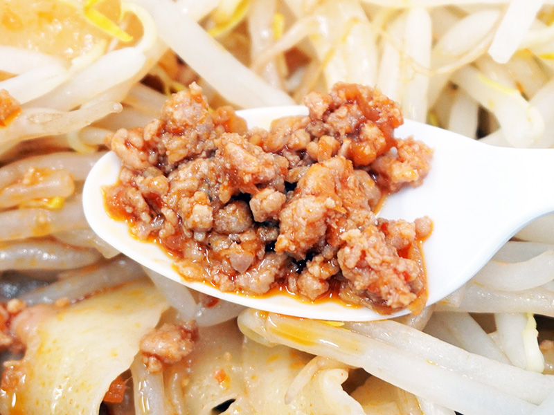ひき肉の量も結構あります