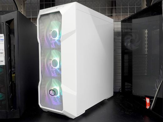 ★未開封★ クーラーマスター TD500 ホワイト Cooler Master MASTERBOX TD500 MESH Tempered Glass eATX Mid