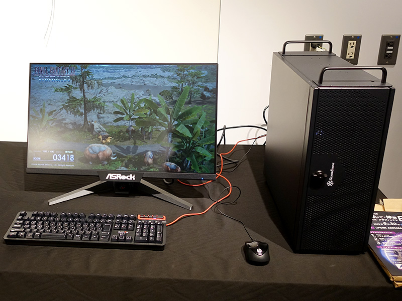 ゲーム性能のデモ