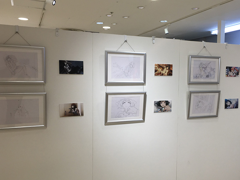 「STEINS;GATE」シリーズゲーム原画展示 STEINS;GATE©MAGES./NITRO PLUS, 秋葉原ラジオ会館©秋葉原ラジオ会館