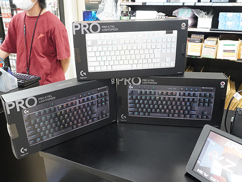 ロジクール Gのテンキーレス無線キーボード「PRO X TKL」が発売