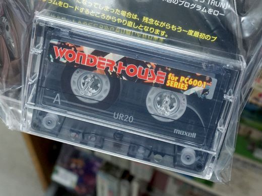 PC-6001mkII/PC-6001用 カセットテープ版アドベンチャーゲーム PC-6001用人気アドベンチャーが40年ぶりに復刻！「ワンダーハウス（令