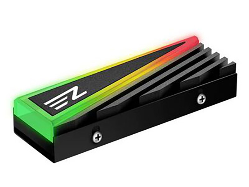 「Tri-Fin M.2 Heatink 5V ARGB（EZDPI075-11）」
