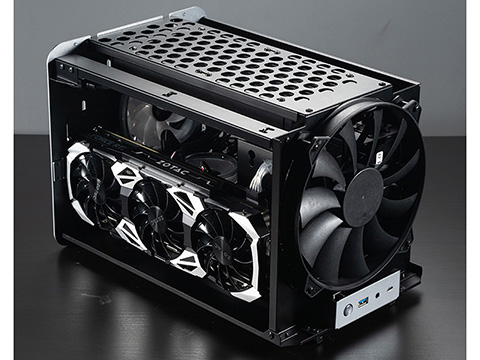 キューブ系Mini-ITXケース「Jonsbo V8」が入荷、前面に200mm