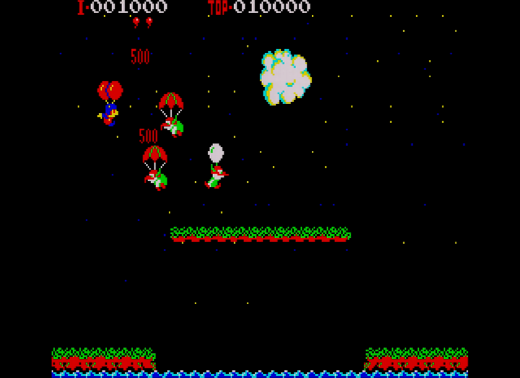 思った以上の移植度に驚かされたPC-8001mkIISR版『バルーンファイト