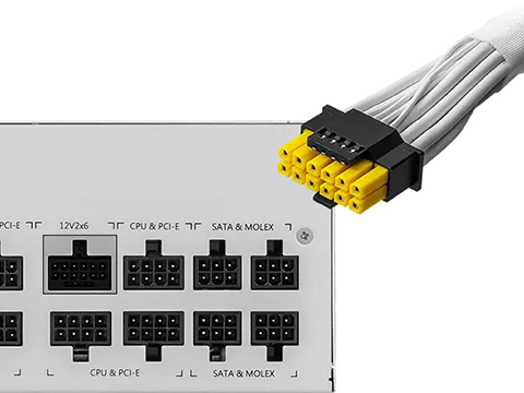 MSIのPCIe 5.0/ATX 3.0対応電源「MAG A850GL PCIE5」に白色モデル