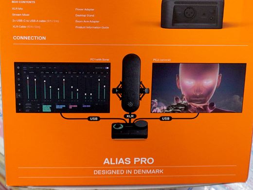 SteelSeriesの配信向けマイク「Alias」シリーズが登場、ミキサーセット