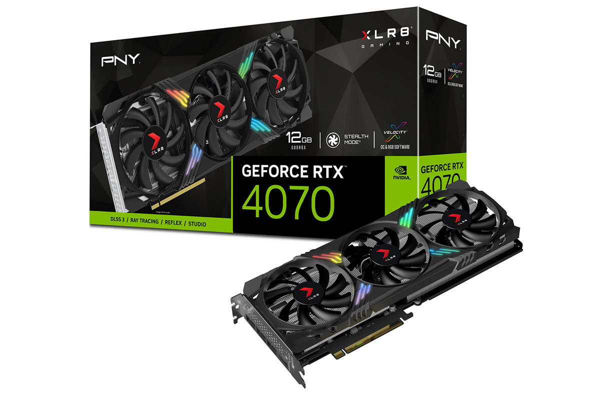 スタンプラリーの景品に予定さ入れているPNYのビデオカード