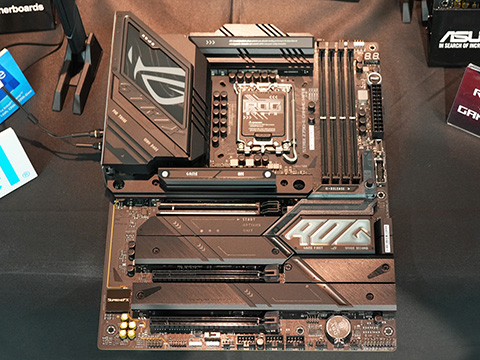 ASUSの第14世代Core対応マザーが計6製品、本格水冷対応の「ROG MAXIMUS