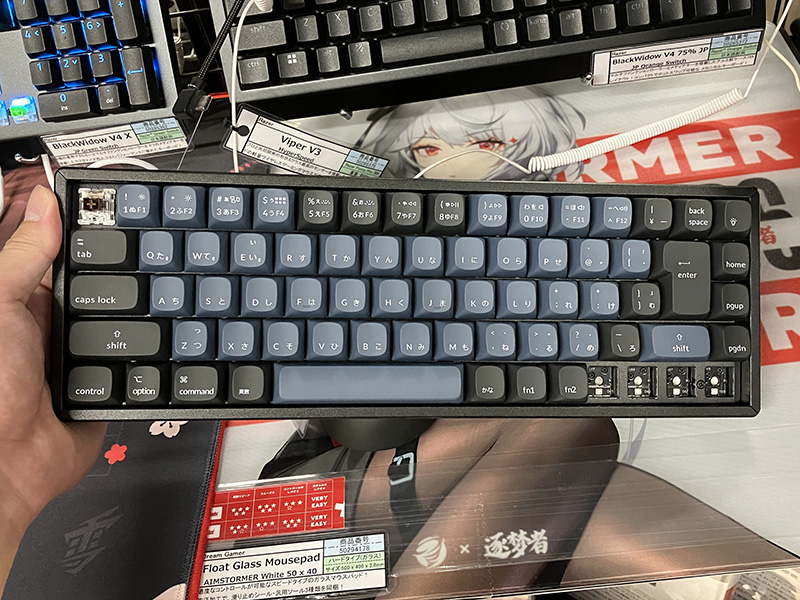 写真は「Keychron K6 Pro QMK/VIA」の茶軸モデル