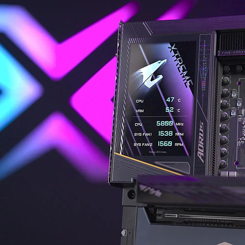 5インチ液晶搭載のハイエンドマザー「Z790 AORUS XTREME X」がGIGABYTE