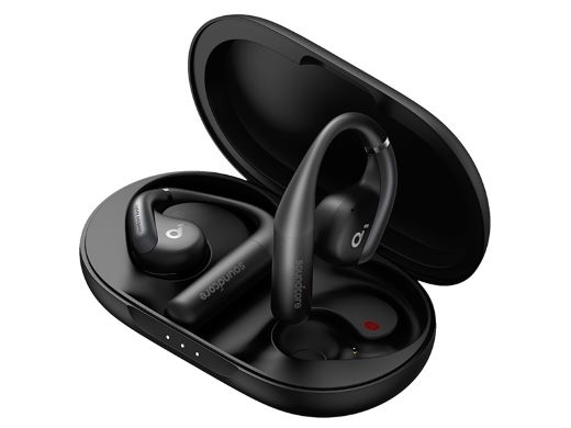 耳を塞がず周囲の音が聴こえる完全ワイヤレスイヤホン「AeroFit」が