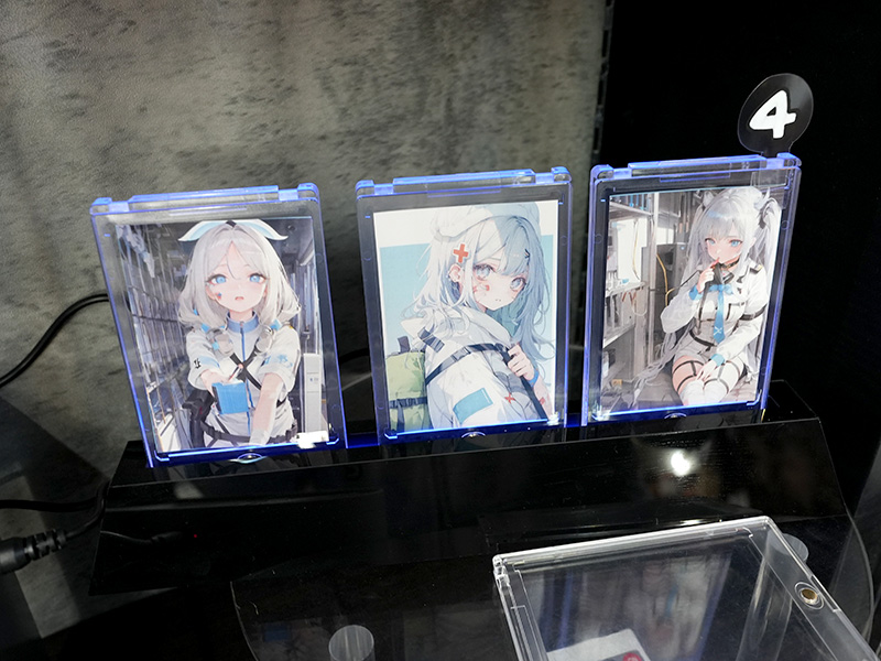 トレカ御三家LEDショーケース(HLLECASBK)