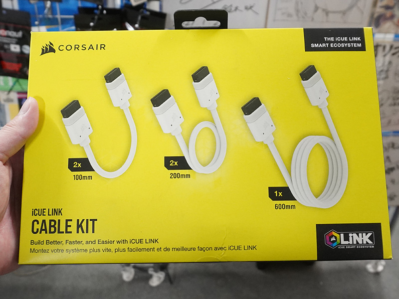 「iCUE LINK Cable Kit White」