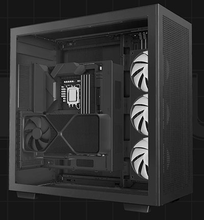 PCケース(自作PC用) DEEPCOOL MORPHEUS R-MORPHEUS-BKAPA1-G-1 Deepcool MORPHEUS フルタワー型PCケース ブラック｜R-MORPHEUS