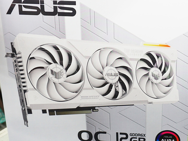 「TUF Gaming GeForce RTX 4070 Ti White OC Edition 12GB GDDR6X（TUF-RTX4070TI-O12G-WHITE-GAMING）」
