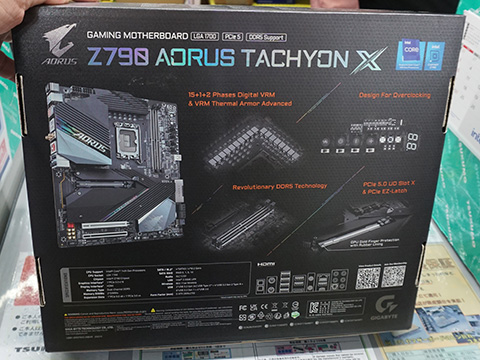 GIGABYTEのOC特化マザー「Z790 AORUS TACHYON X」が発売 - AKIBA PC