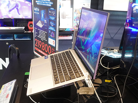 AcerのCore Ultra 7搭載ノート「Swift Go SFG14-72-F73Y/FE」が発売