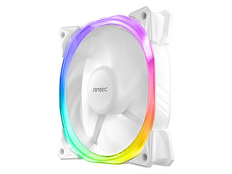 AntecのARGBファンが3種類、リングLEDを備えた「Fusion 120 ARGB WHITE