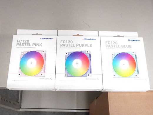 4個セット FC120 パステルピンク ドスパラ RGB ケースファン ASCII.jp：ドスパラ、DEEPCOOLコラボケース・ファンにパステル