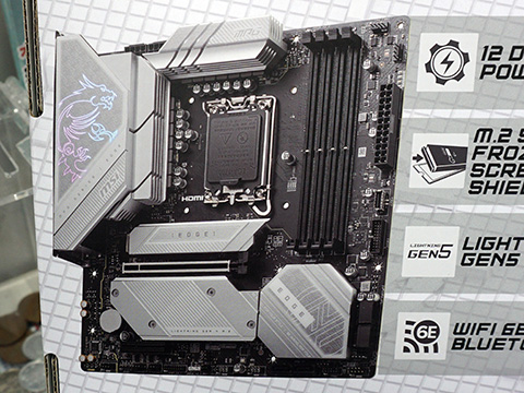 MSI「MPG B760M EDGE TI WIFI」「B760M GAMING PLUS WIFI」が発売