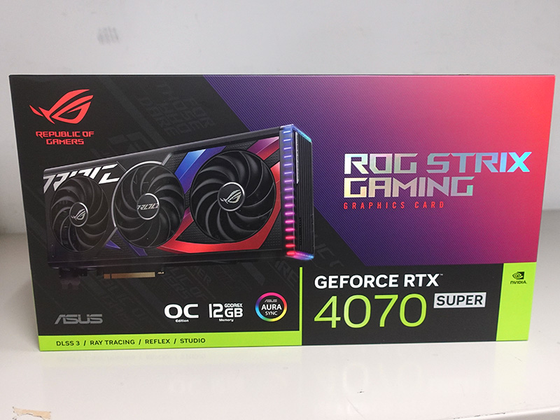 ROG Strix GeForce RTX 4070 SUPER 12GB GDDR6X OC Edition(ROG-STRIX-RTX4070S-O12G-GAMING)