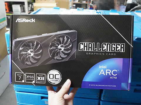 デュアルファンクーラー搭載の「Intel Arc A770 Challenger 16GB OC