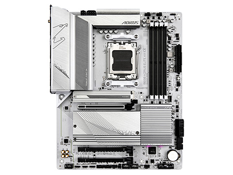 GIGABYTEの白いAM5マザー「B650 AORUS ELITE AX ICE」、microATXモデル 