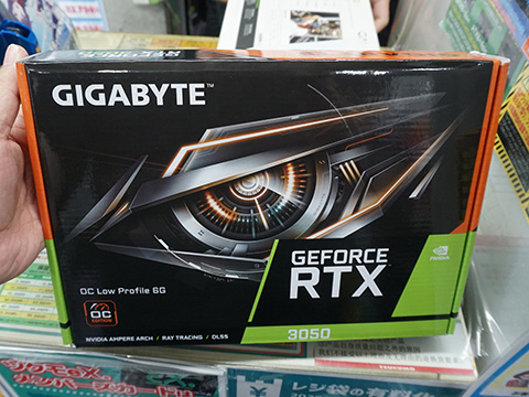 コンパクト設計の「GeForce RTX 3050 OC Low Profile 6G」がGIGABYTE