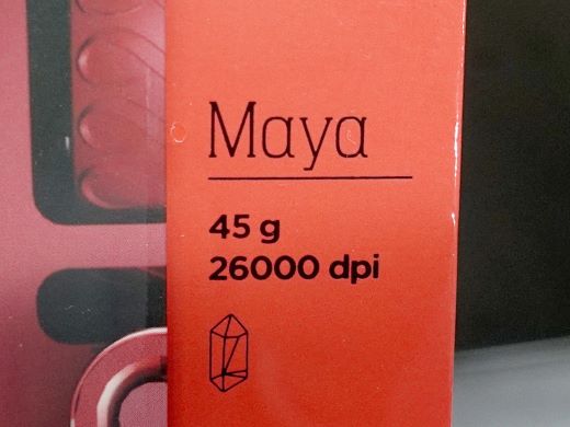 LAMZU Maya ワイヤレスマウス レッド LAMZU MAYA Gaming Mouse (4K Compatible)